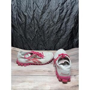 Women’s Pink & Grey Real Flex Reebok- Size 8